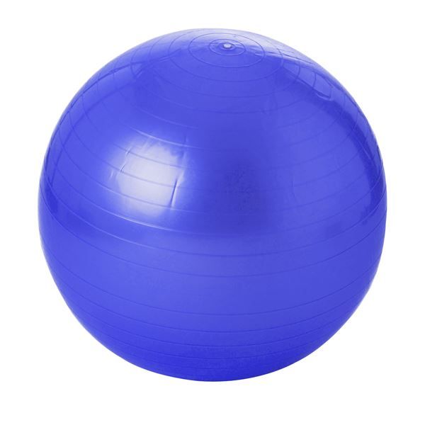 Balle gymnique 75 cm bleu roi
