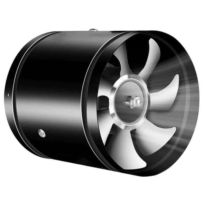 MTEVOTX Ventilateur tubulaire axial 100 mm ventilateur déchappement pour salle de bain toilettes cuisine serre tente garage - Tx