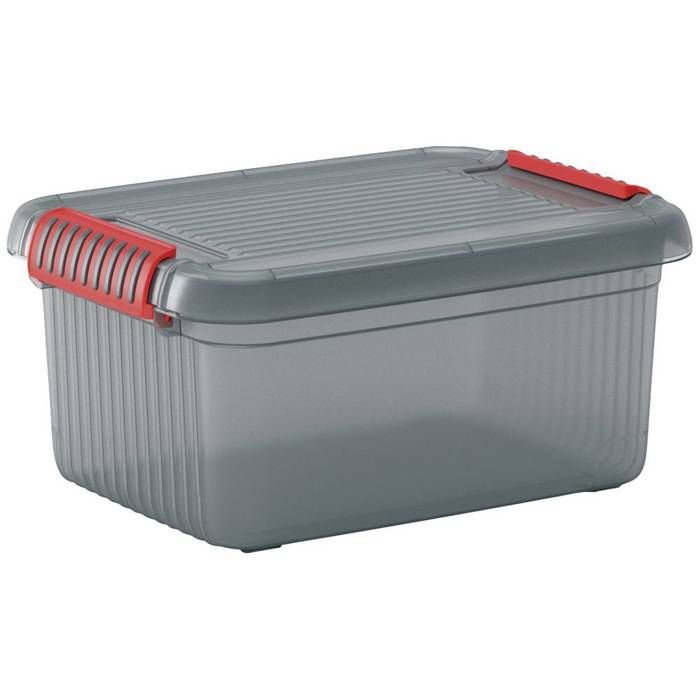 BTSKY Boîte De Rangement Pain Cristal Avec Couvercle - 23x14x15 Cm - Design Diamants Écrasés Élégant