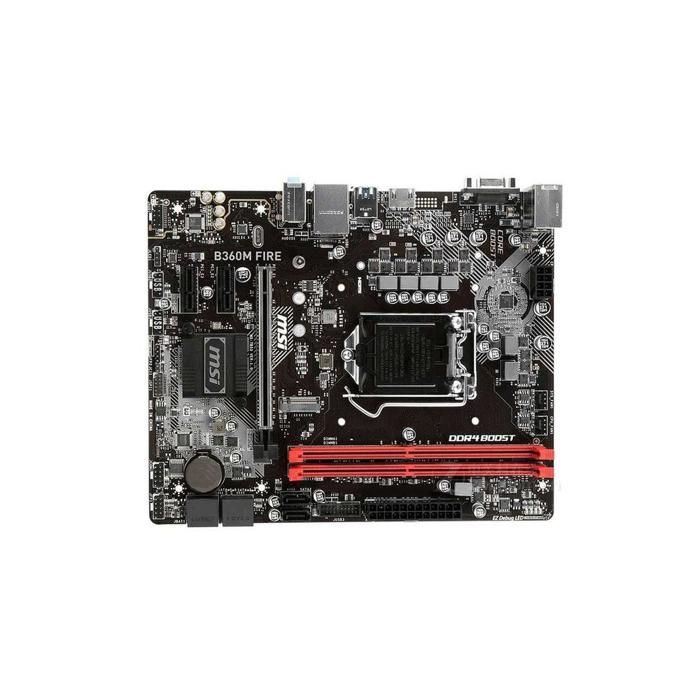 Carte mère MSI B360M FIRE Intel B360 LGA 1151 2xDDR4 SDRAM 32 Go Micro ATX - Msi