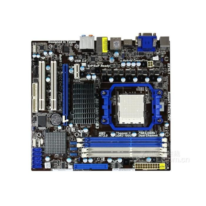 Carte mère ASRock 880GMH/USB3 R2.0 AMD 880G Socket AM3 4xDDR3 16GB Micro ATX Reconditionné - ASRock reconditionné disponible sur Cdiscount Seconde Vie