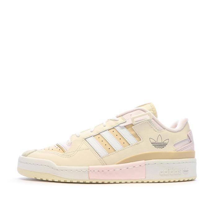 Adidas Baskets Jaune/Rose Homme Adidas Forum Exhibit