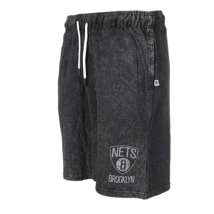 Short Gris Chiné Homme NBA Brooklyn Nets Threat Active Short Gris Chiné Homme NBA Brooklyn Nets Threat Active