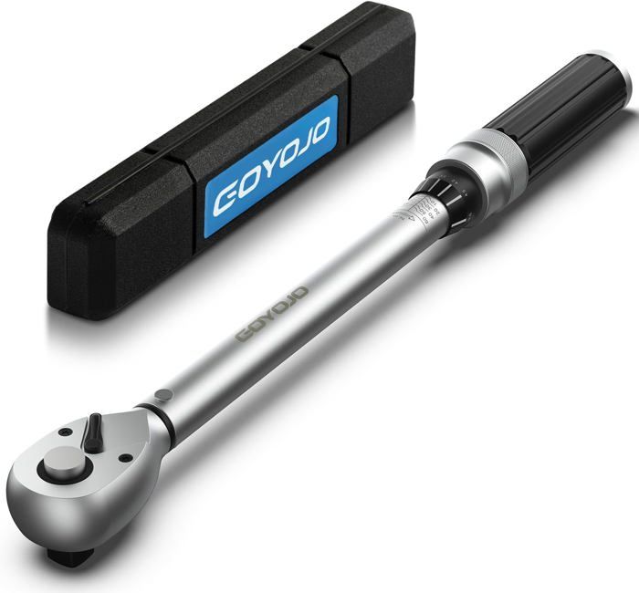 Clé Dynamométrique HARDZTOOL 3/8″ 5-60 Nm – Précision ±3% – Acier Allié Bleu/noir
