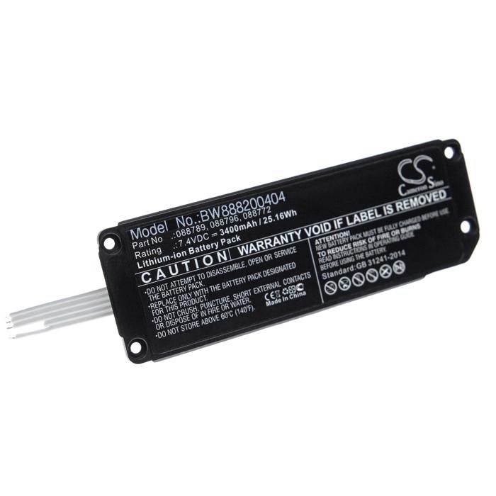 MXJFYY 7,4 V 3400 mAh 088796 088772 088789 080841 2ICR19/65 Batterie de Remplacement pour Haut-Parleur Bluetooth Compatible avec Haut-Parleur sans Fil Bose SoundLink Mini 2, Mini II