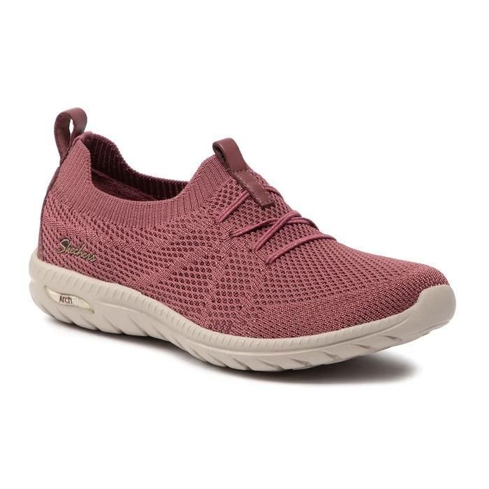 Skechers Skechers Arch Fit Flex Femmes Baskets Sport Élastiques Roses Taille 37