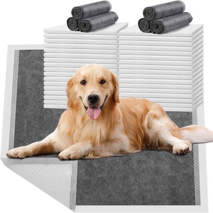 Éducateurs pour Chien Chiot20Pcs Alèses Jetables Pour Chien 60x90cmDésodorisation à la fibre de carbone Les Super Absorbant.