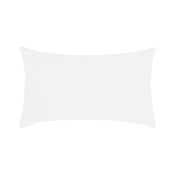 Coussin en polyester - Stof - 30x50 cm - Blanc - Modèle Nelson - Épaisseur idéale - Confortable - Agréable au toucher Coussin en polyester - Stof - 30x50 cm - Blanc - Modèle Nelson - Épaisseur idéale - Confortable - Agréable au toucher