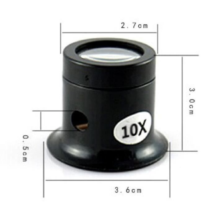Loupe Oculaire 40x 30x Grossissement 40mm - Pour Bijouterie, Réparation Montres, Collection !