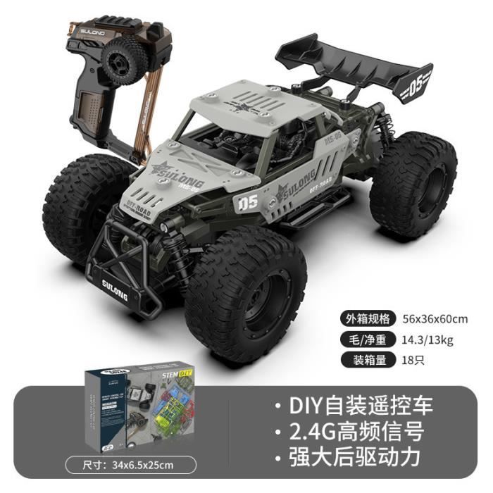 Yinhing Kit de Rechange de Mise à Niveau de Voiture RC, Amortisseur en Alliage d'aluminium, Kit de Tige de Traction pour Voiture WPL C24 C14 C14K C24K RC Couleur (rouge