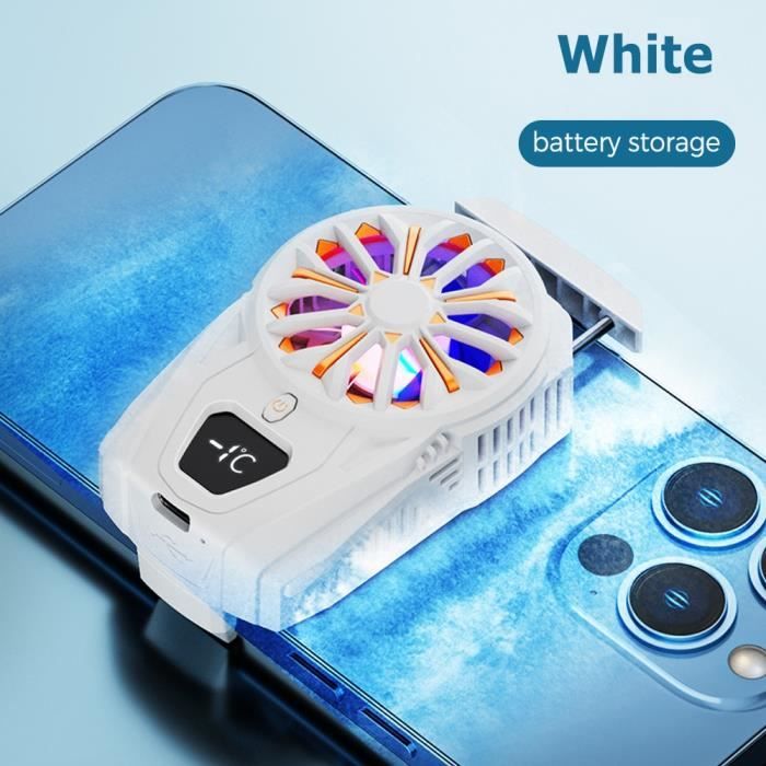 Refroidisseur Smartphone Gaming X106 - 10W, Semi-conducteur, Ventilateur, Magnétique, 7x7x3cm