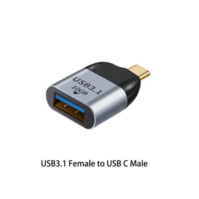 Adaptateur Vidéo Usb-C Vers Vga - Convertisseur Usb Type-C Vers Hd15 - M-F - 1920X1200 - 1080P