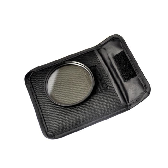 Doublure Amovible Fixation Ceinture Pochette De Filtre Pour Objectif Tide Optics | Peut Contenir 5 Filtres Jusqu'à 86 Mm | Étui De Protection Durable Résistant à L'eau Et à La Poussière Avec