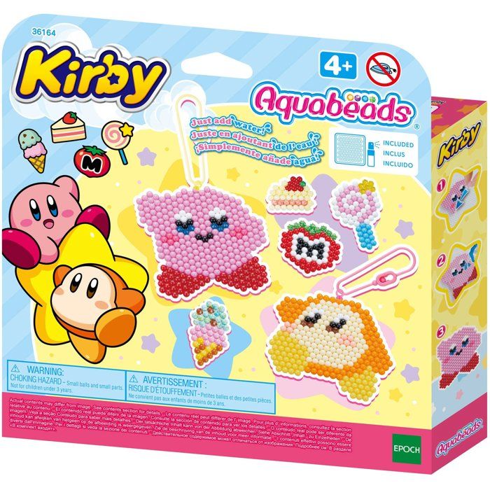 Kit Porte-Clés Aquabeads 36164 – Création De Personnages Kirby Avec Perles À Eau - vue 3