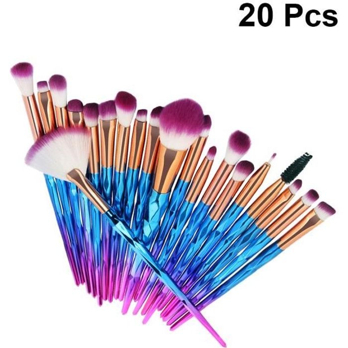 Lot De 10 Pochettes Pour Pinceaux De Maquillage - Transparentes, Taille 19x6cm - Matériau EVA