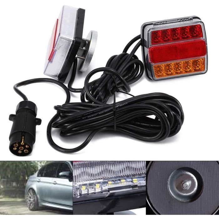 Feu Arrière LED étanche Rouge Pour Voiture RC - 200mm, Plug'n'Play, Neuf