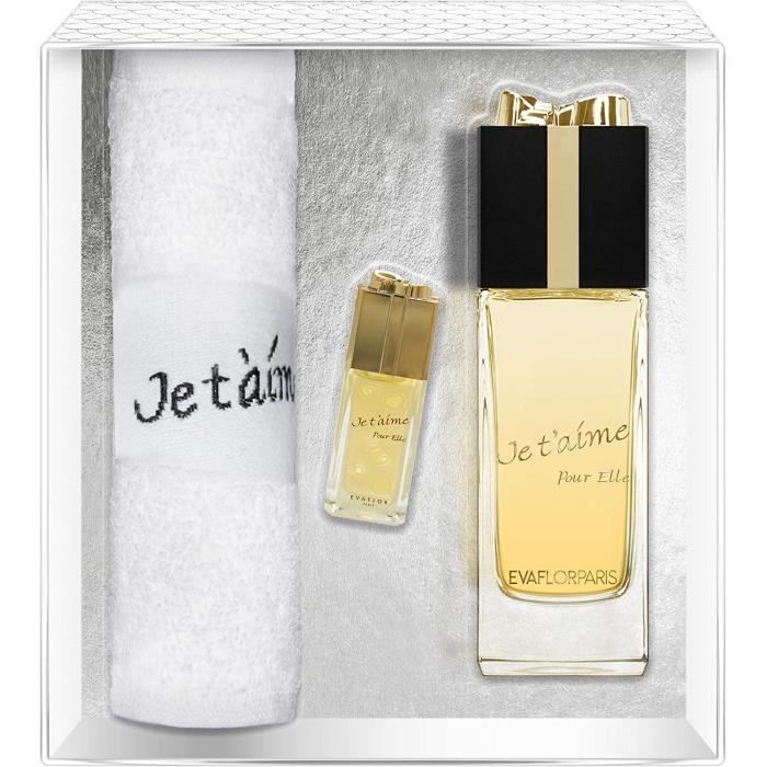 Eau De Parfum Femme Je T aime Elle Coffret 100 + Miniature 75