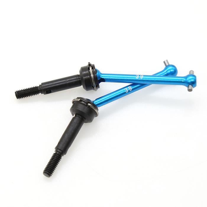 ZLYLVRC – Aile Arrière Aluminium Noir Pour RC 1/10 – Compatible Tamiya TT02 TT01 HSP94123 – Upgrade Facile