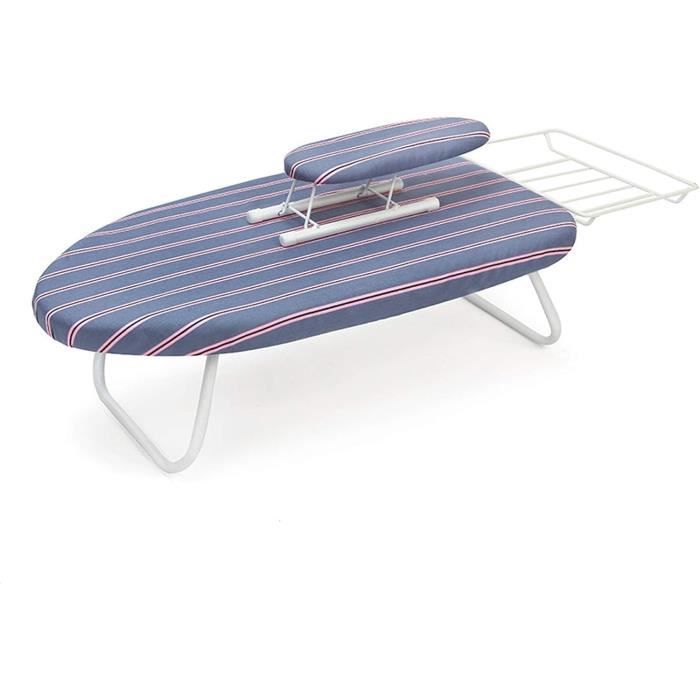 Planche à Repasser Mini Pliable MOBUTOFU - Pour Manches Et Petits Vêtements, Idéale Pour La Maison Et Les Voyages