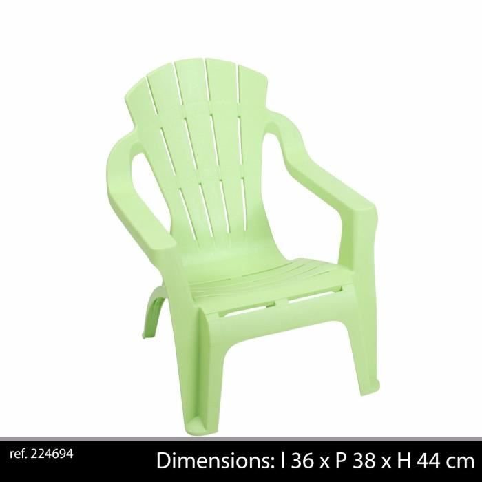 CHAISE FAUTEUIL POUR ENFANT POUR INTERIEUR OU EXTERIEUR CAMPING COLONIAL POUR TABLE CHAMBRE JARDIN OU SALON
