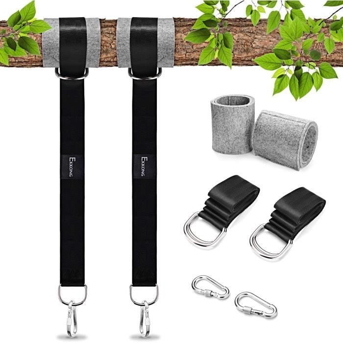 Sangles de Hamac pour Hamac, Fauteuil Suspendu, Balançoire, Fixation Hamac de Camping, Randonnée Sangles de Hamac pour Hamac, Fauteuil Suspendu, Balançoire, Fixation Hamac de Camping, Randonnée