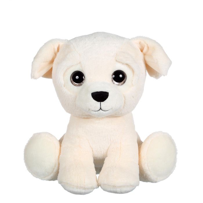 Peluche Chien Puppy Eyes Pets - GIPSY TOYS - Crème 40 cm
