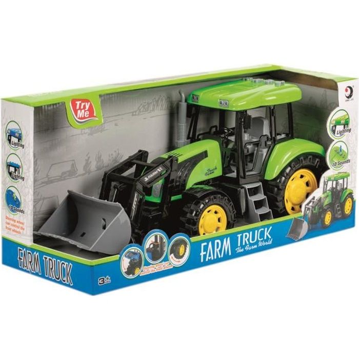 Jouets de tracteur agricole pour enfants avec remorques-ensemble de camion  jouet en alliage et ABS 3 pièces - Cdiscount Jeux - Jouets