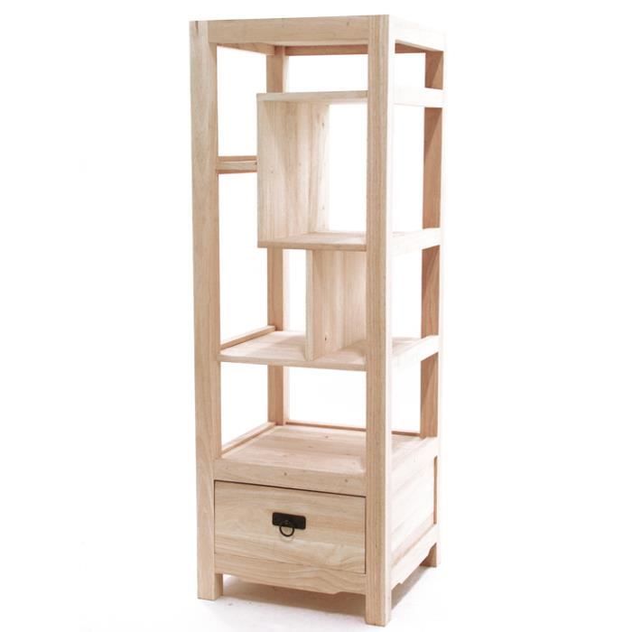Ethnik Chic Colonne Etagere Tv Double Face Se Combine Avec