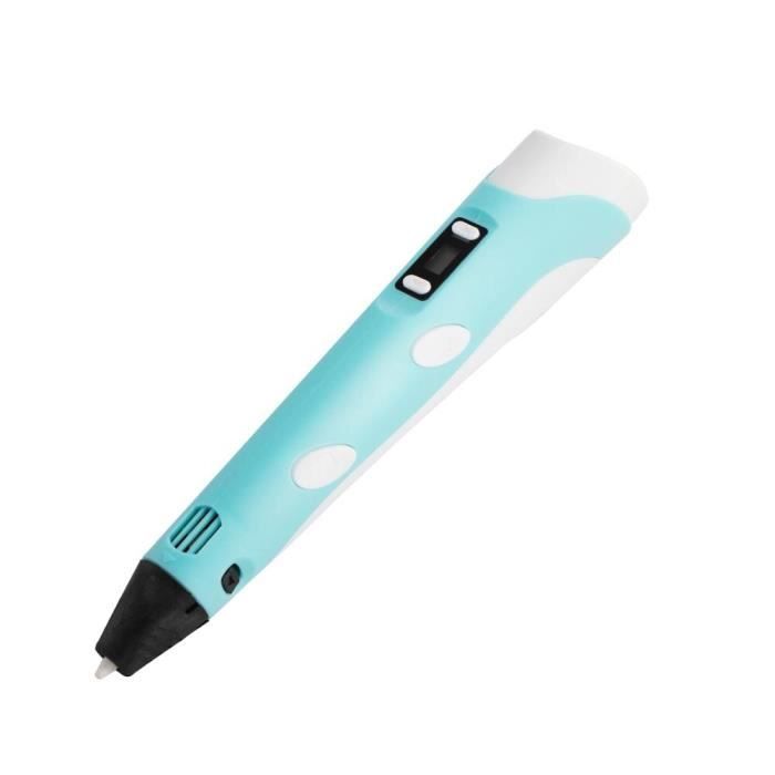 Stylo intelligent pour impression 3D les travaux manuels Pour le dessin à affichage LCD Recharge par USB Inclut 5 rouleaux de filaments PCL de 1,75 mm et des surprises pour les enfants 