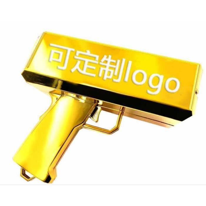 Pistolet à Billets doré avec 100 Accessoires pour Tirer de l'argent Liquide pour Faire pleuvoir des Pistolets à Argent Faux Jouets pour fête Pistolet à Billets doré avec 100 Accessoires pour Tirer de l'argent Liquide pour Faire pleuvoir des Pistolets à Argent Faux Jouets pour fête