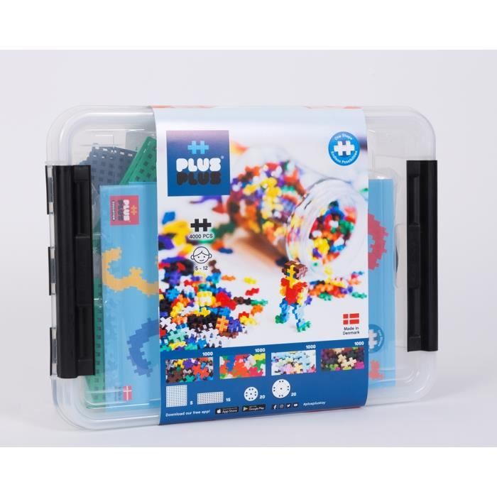 Coffret découverte - Plus Plus - MIX Mini - 4000 pièces - 5 bases de ...