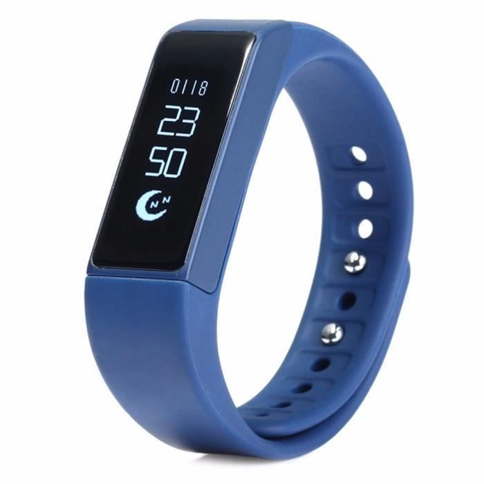 Blue Smart Band Iwown i5 plus smart watch iwown i5plus Original Wristband  Bluetooth 4.0 Sleep Monitor Bracelet Mini Active Tracker - Cdiscount  Téléphonie