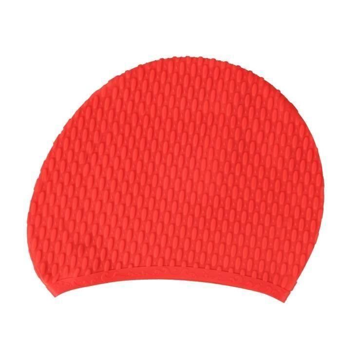 Bonnet de bain unisexe et imperméable en silicone pour femmes et hommes avec couvre-oreilles pour les sports aquatiques Avril Tian Bonnet de bain 