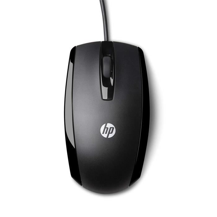HP X500 Wired Mouse - Souris Filaire - Noir