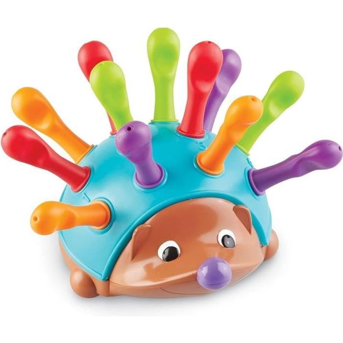 Jouet pour Enfants Hérisson Spike - Learning Resources - Motricité Fine - Identification des Formes - 18 mois
