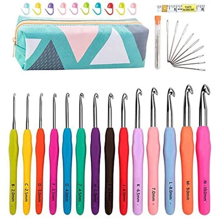 Énorme Lot D'aiguilles à Tricoter, Accessoires Point De Croix Et Livres - Occasion Pour Créatrices