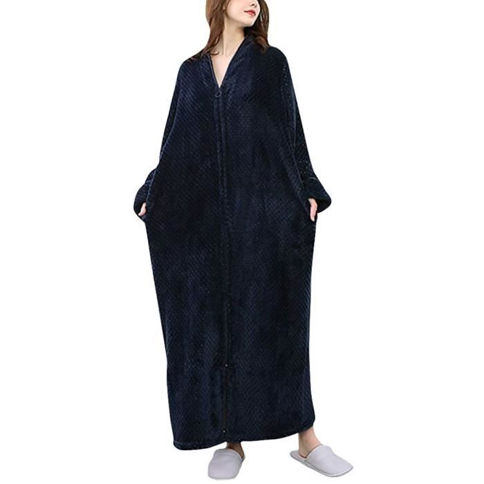 Peignoir femme éponge best sale avec fermeture éclair