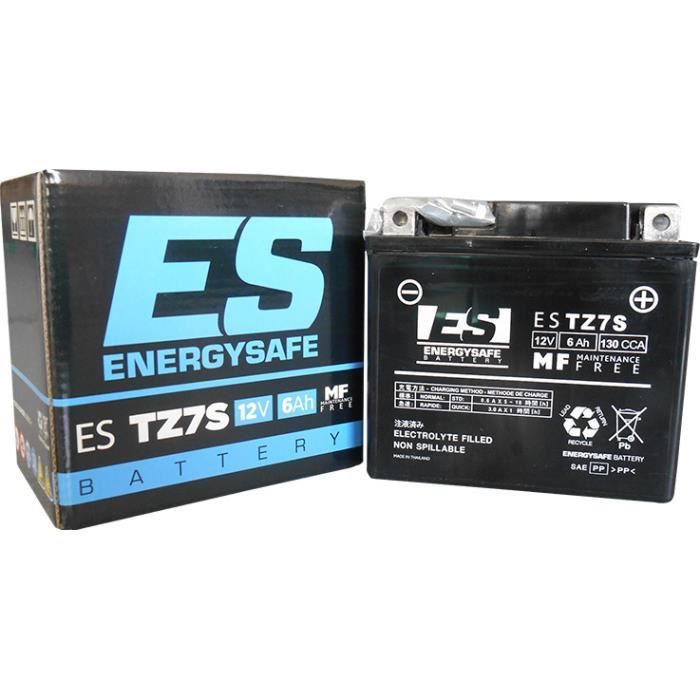 Batterie moto Energy Safe ESTZ7S 12V/6AH - noir - 12 V/6 AH