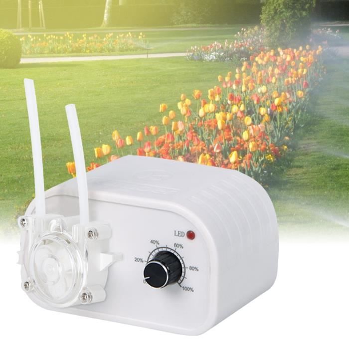 Pompe Péristaltique AC 100-240V - Débit 114-500ml/min - Pour Labo, Aquarium, DIY - Prise EU
