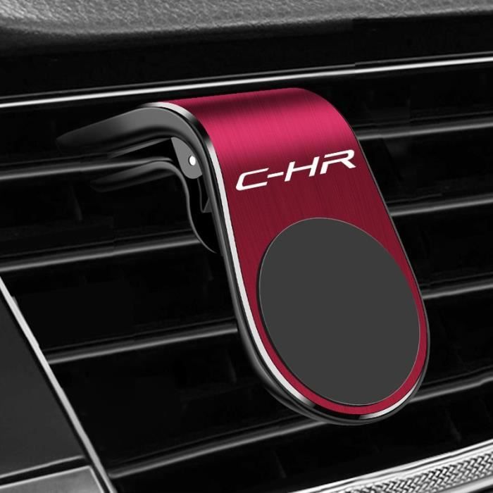 Décoration intérieure,Support de téléphone magnétique en métal pour voiture, accessoire de voiture pour Toyota CHR - Type CHR Red - Cdiscount Téléphonie