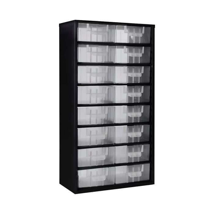 Casier de rangement pour vis Bloctiroirs HxLxP 551 x 306 x 155 mm