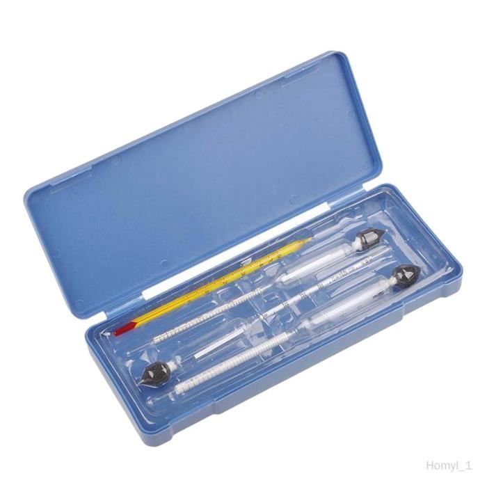 Meilleurs prix pour Ensemble de Test de compteur d'alcool - COLAXI - 3 alcoomètre - thermomètre précis - testeur de Concentration