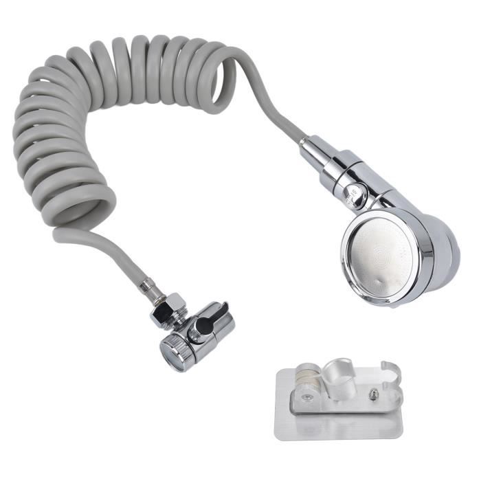 Support De Douche Réglable Kobe Pro - Pour Tête De Douche Main, Blanc Mat, Plastique