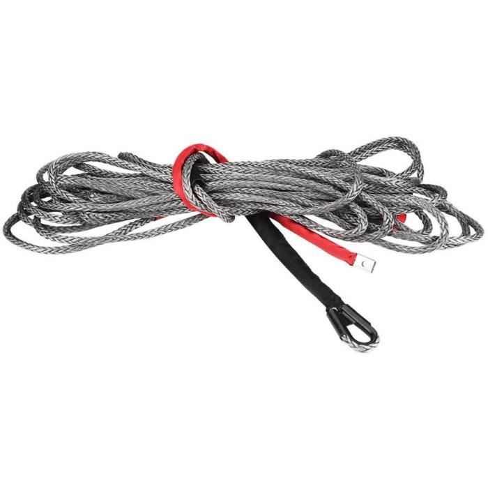Corde Treuil Synthétique Multicolore 10 Mm X 30 M – Ligne Plasma Ultra-Résistante Pour Treuil Tout-Terrain 4x4