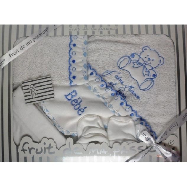 Coffret Naissance Cape Sortie De Bain Serviette Bebe 5 Pieces Idee Cadeau Nissanou Cdiscount Puericulture Eveil Bebe