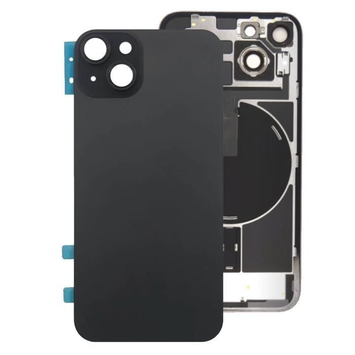 Kit Vitre Arrière IPhone 15 (Noir) + Support NFC – Pour Remplacer Ou Customiser
