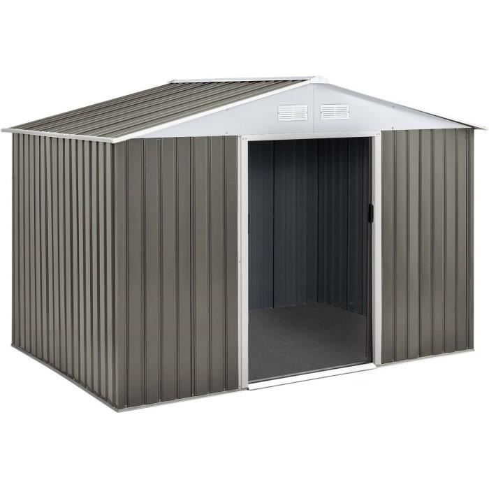 Abri De Jardin Metal Avec Plancher Achat Vente Pas Cher