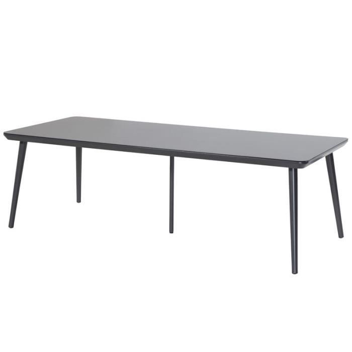 Table Hartman en Aluminium et HPL SOPHIE Studio HPL 240X100 - Anthracite