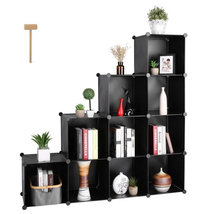 Homfa Meuble De Rangement Modulable Armoire Modulable 10 Cubes
