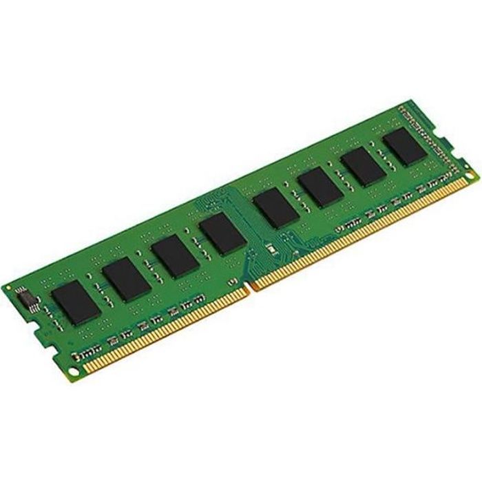 Vente Memoire PC KINGSTON Mémoire PC DDR3 - 4 Go - DIMM 240 broches - 1333 MHz / PC3-10600 - CL9 - 1.5 V - Mémoire sans tampon - Non ECC pas cher